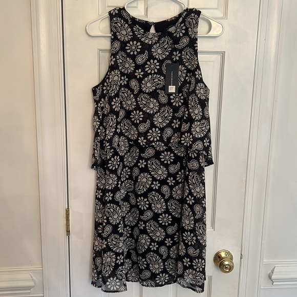 Tommy Hilfiger Dresses & Skirts - Tommy Hilfiger Navy Blue Paisley Dress Size‎ 4 NWT